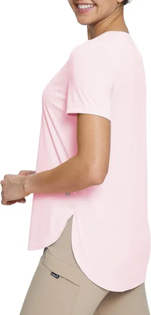 baleaf Women's Workout Tops Shirts UPF50  Sun Shirt Short Sleeve Quick Dry UV Protection Athletic Tee