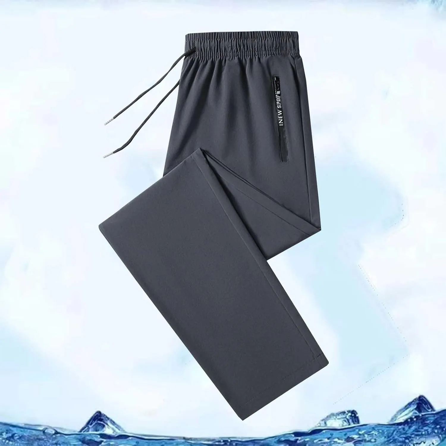 Beeswan Pants Unisex Womens Stretch Active Pants Comfy Breathable Cinch Bottoms Trousers Elastic Athletic Pants