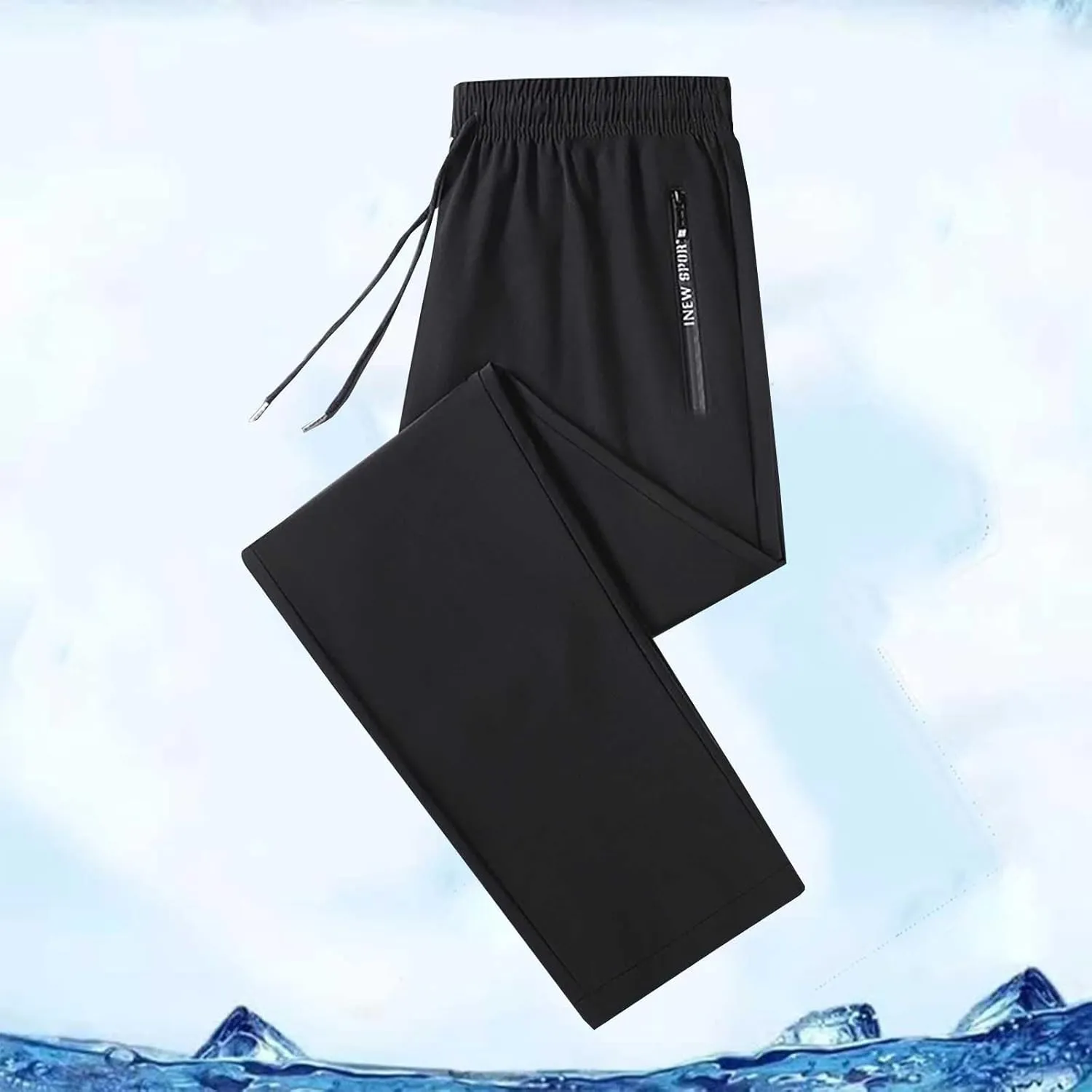Beeswan Pants Unisex Womens Stretch Active Pants Comfy Breathable Cinch Bottoms Trousers Elastic Athletic Pants