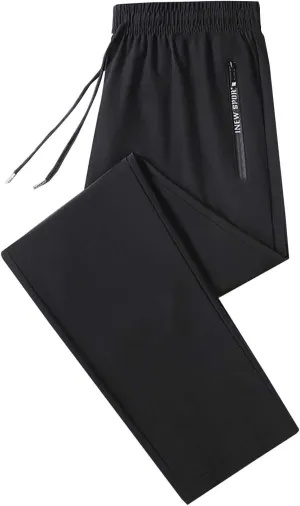 Beeswan Pants Unisex Womens Stretch Active Pants Comfy Breathable Cinch Bottoms Trousers Elastic Athletic Pants