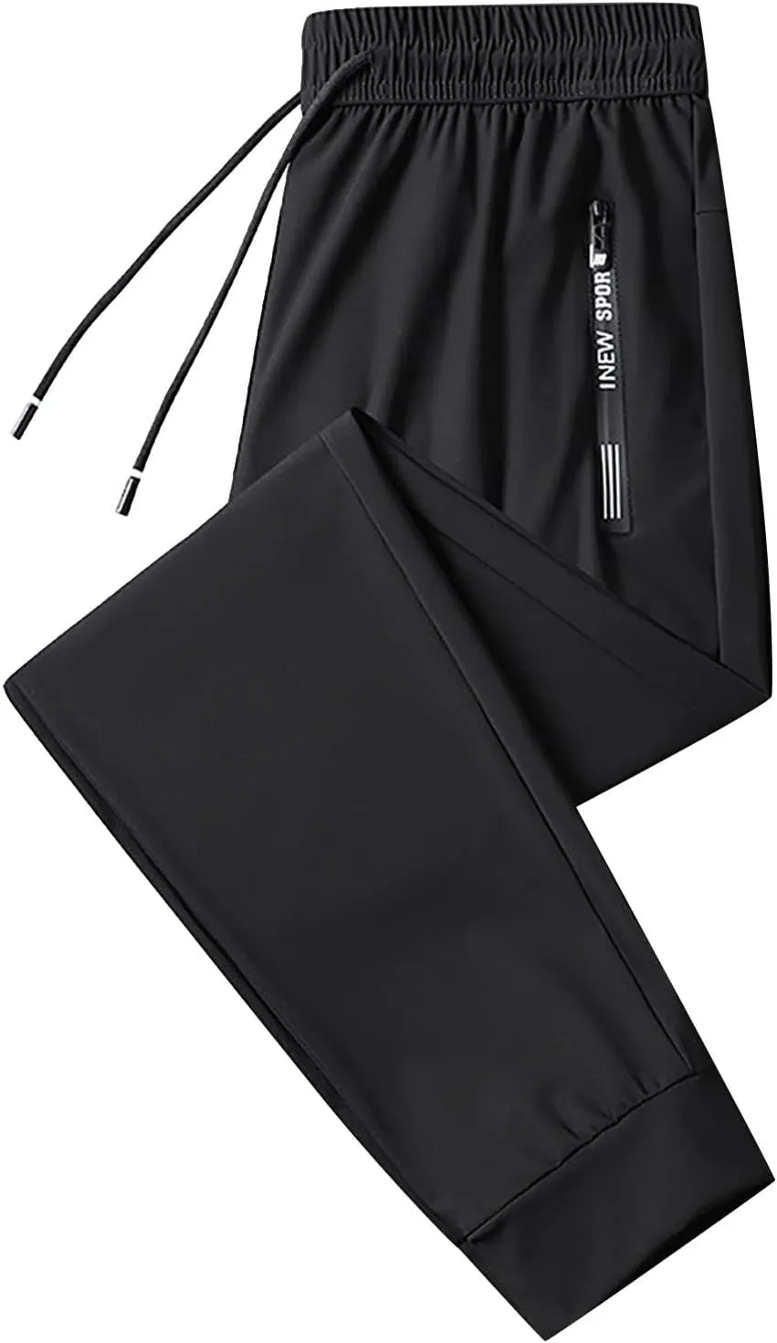 Beeswan Pants Unisex Womens Stretch Active Pants Comfy Breathable Cinch Bottoms Trousers Elastic Athletic Pants