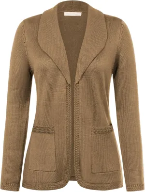Belle Poque Women Sweater Blazer Vintage Cardigan Sweater V Neck Shawl Lapel Collar Cardigan with Pockets