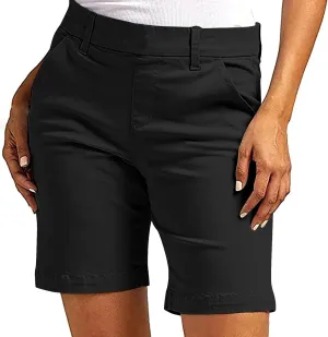 Bermuda Shorts for Women Summer Knee Length Lightweight Quick Dry Short Casual Hiking Straight Leg Pull On Short