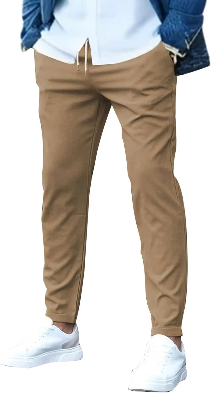 Beva Wear Glide Pants Men Quick Dry Breathable Pants Stretch Tapered Active Hiking Trousers with Pockets