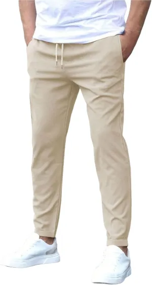 Beva Wear Glide Pants Men Quick Dry Breathable Pants Stretch Tapered Active Hiking Trousers with Pockets