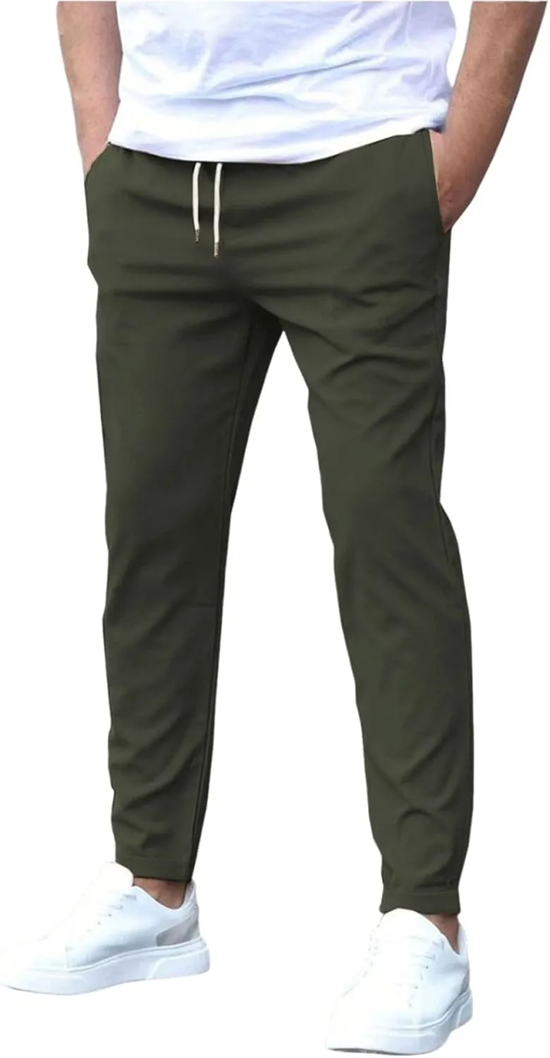 Beva Wear Glide Pants Men Quick Dry Breathable Pants Stretch Tapered Active Hiking Trousers with Pockets