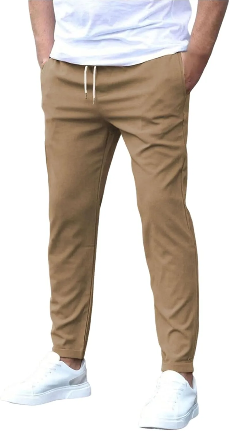 Beva Wear Glide Pants Men Quick Dry Breathable Pants Stretch Tapered Active Hiking Trousers with Pockets