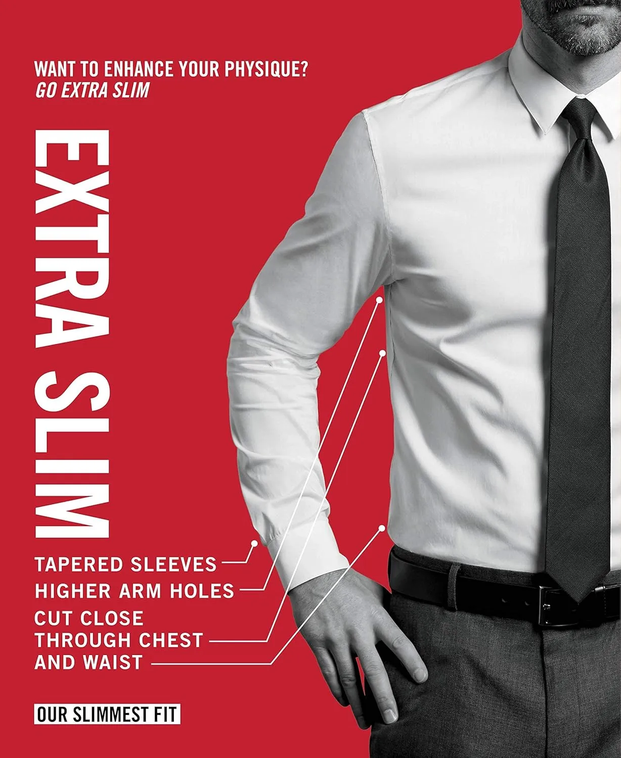 Calvin Klein Men's Dress Shirt Herringbone Stretch