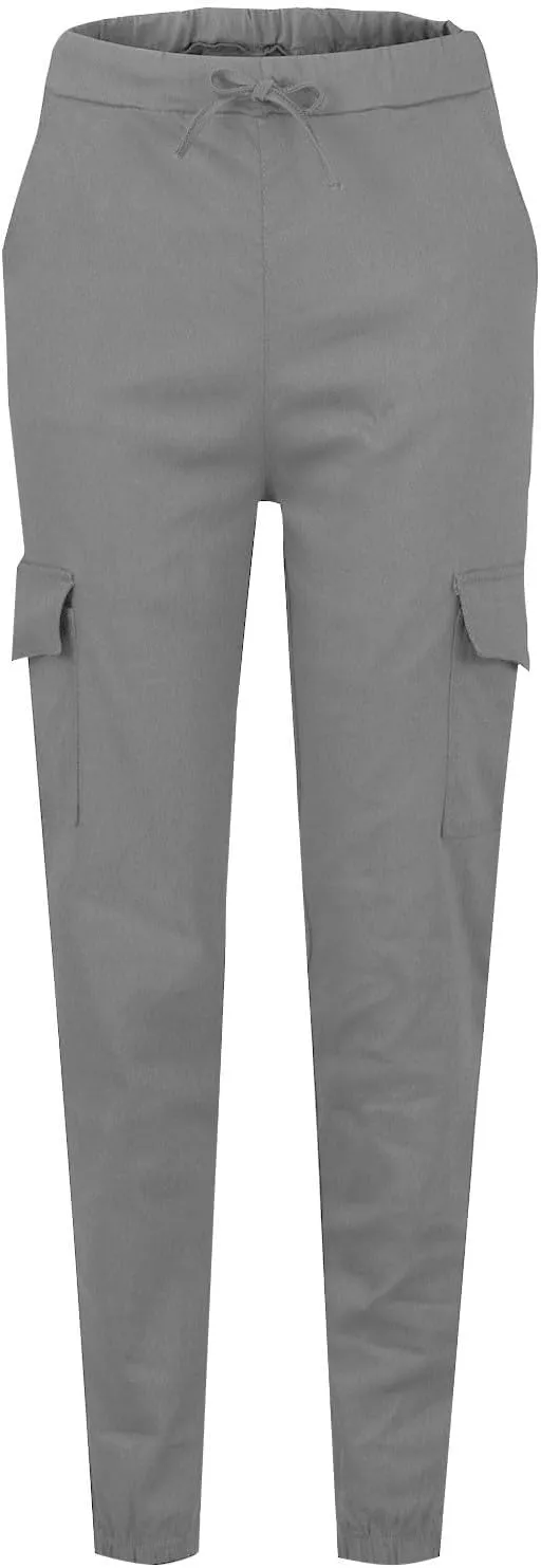 Cargo Joggers for Women Light Weight Stretchy Hiking Pants Drawstring Tapered Cinch Bottom Baggy Cargo Pants