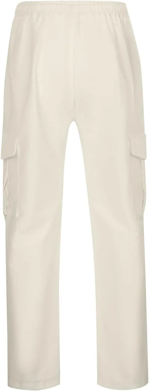 Cargo Pants for Men Lightweight Breathable Pants Water Resistant Wide Leg Stretch Trousers Workout Fishing