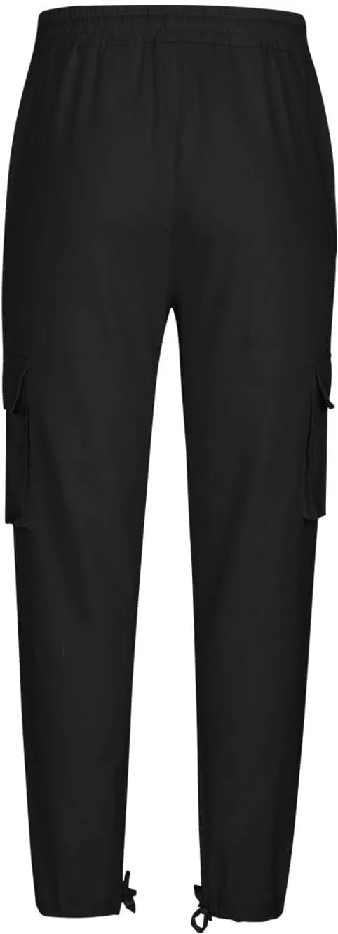 Cbcbtwo Lightweight Cargo Pants Men Multi Pockets Work Pants Stretch Elastic Waist Joggers Relaxed Fit Hiking Sweatpants