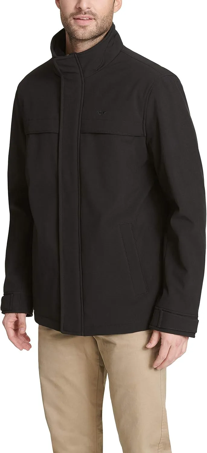 Dockers Men's Dwight Soft Shell Bib Jacket