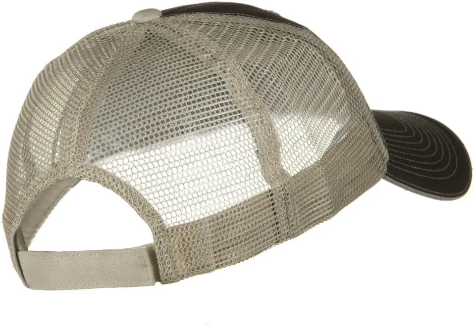 e4Hats.com Big Size Garment Washed Cotton Twill Mesh Cap