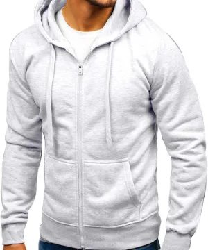 Fall Mens Zip Up Hoodie Loose Fit Full Zip Up Hoodie Casual Mens Sweatshirt Hoodie Fashion Men's Hoodies Pullover