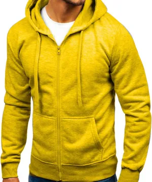 Fall Mens Zip Up Hoodie Loose Fit Full Zip Up Hoodie Casual Mens Sweatshirt Hoodie Fashion Men's Hoodies Pullover