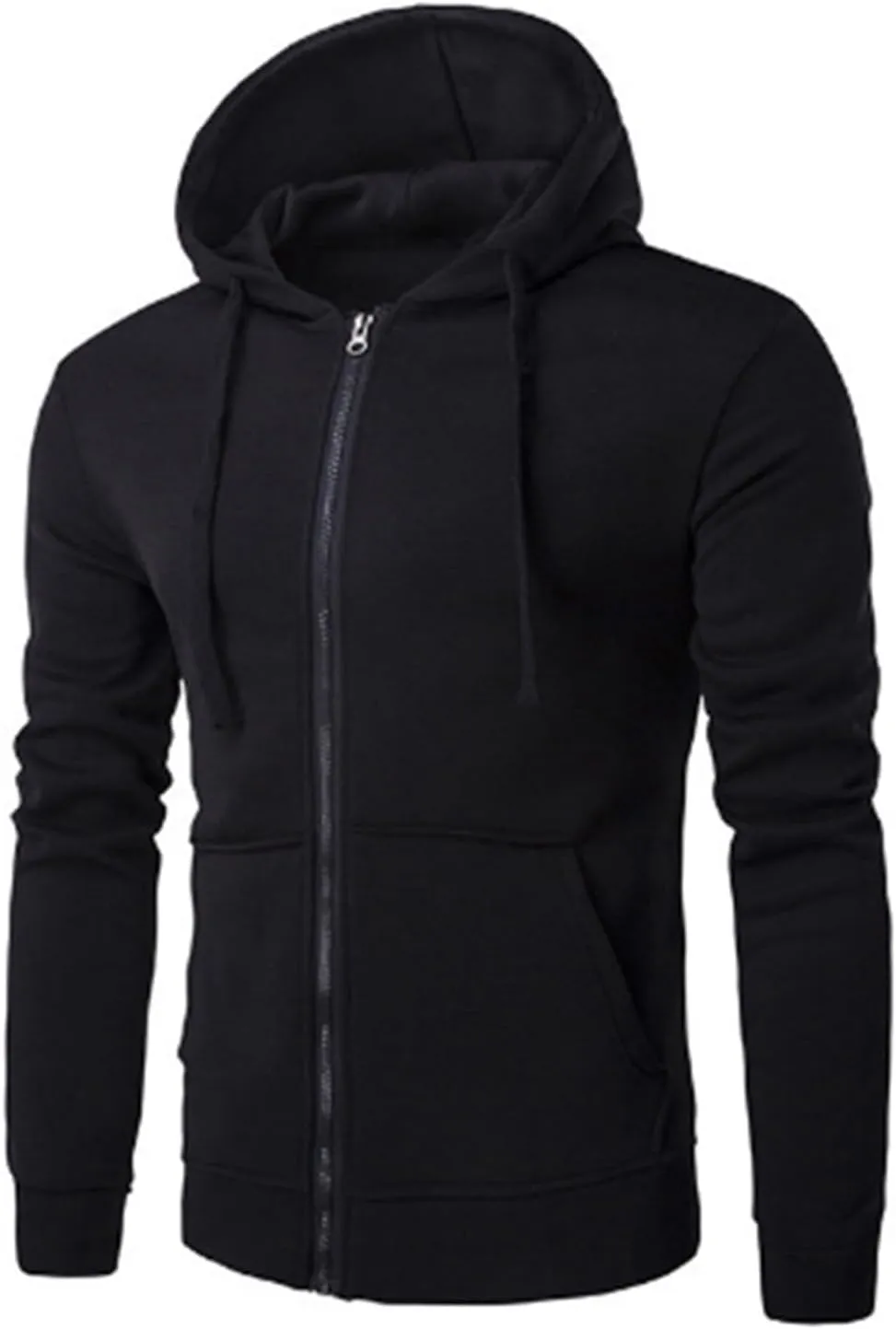 Fall Mens Zip Up Hoodie Loose Fit Full Zip Up Hoodie Casual Mens Sweatshirt Hoodie Fashion Men's Hoodies Pullover