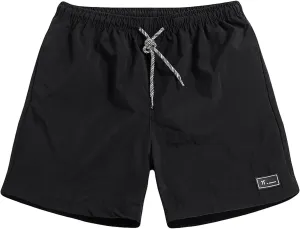 Finelylove Mens Shorts Summer Vacation Beach Shorts Relaxed Fit Drawstring Running Shorts Quick Dry Casual Resort Wear