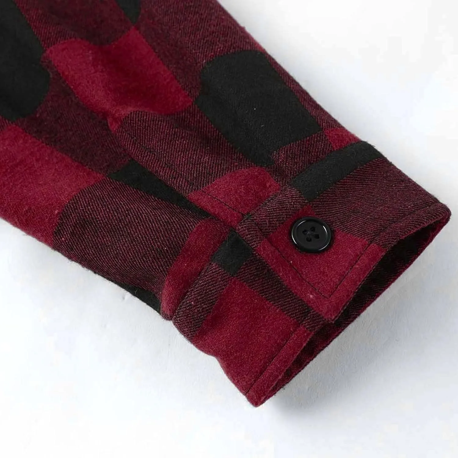 Flannel Jackets for Men Big and Tall Design Plaid Shirt Jacket Relaxed Fit Thicken Warm Sweatshirt Cozy Soft Outwear