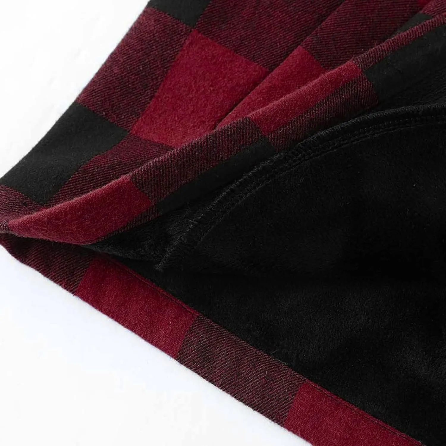 Flannel Jackets for Men Big and Tall Design Plaid Shirt Jacket Relaxed Fit Thicken Warm Sweatshirt Cozy Soft Outwear