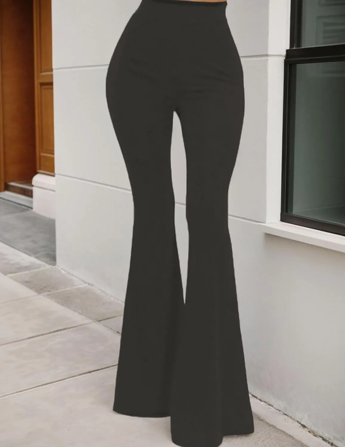 Flare Leggings for Women High Waist Wide Leg Pants Bell Bottom Jeans for Women