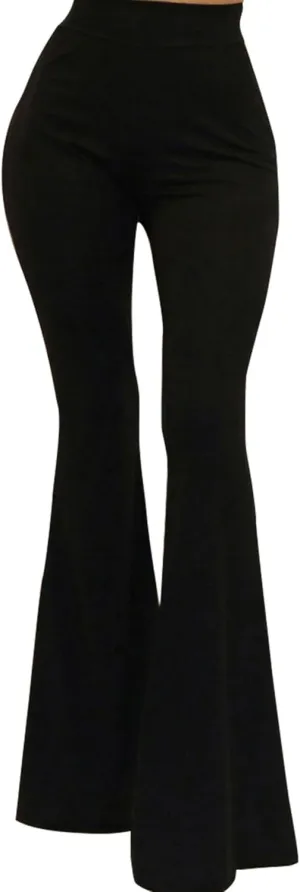 Flare Leggings for Women High Waist Wide Leg Pants Bell Bottom Jeans for Women
