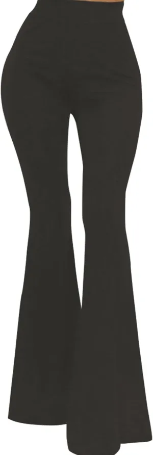 Flare Leggings for Women High Waist Wide Leg Pants Bell Bottom Jeans for Women