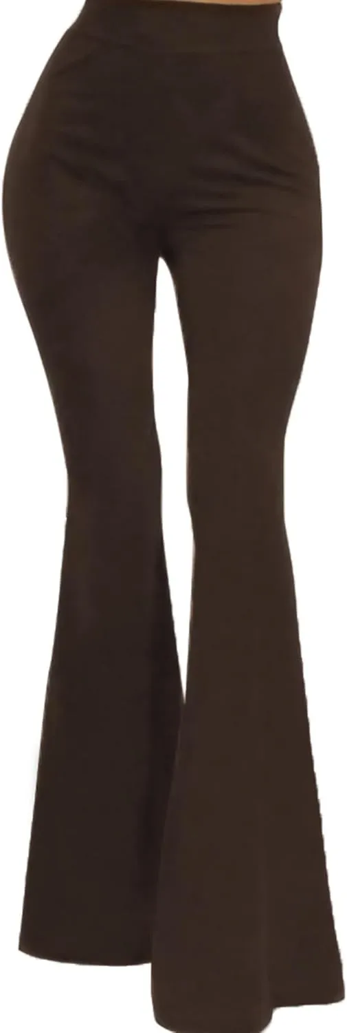 Flare Leggings for Women High Waist Wide Leg Pants Bell Bottom Jeans for Women