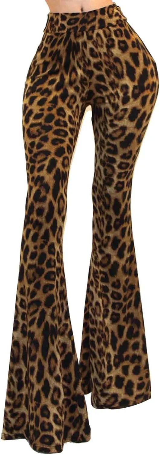 Flare Leggings for Women High Waist Wide Leg Pants Bell Bottom Jeans for Women