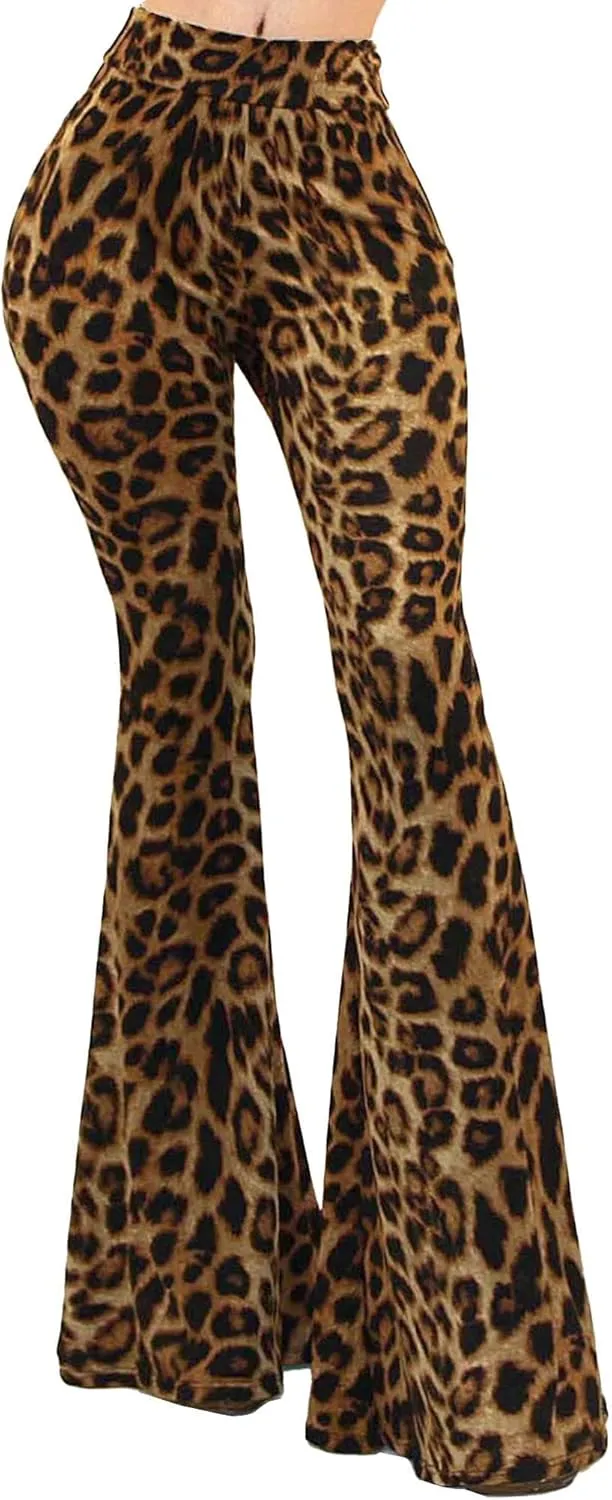 Flare Leggings for Women High Waist Wide Leg Pants Bell Bottom Jeans for Women