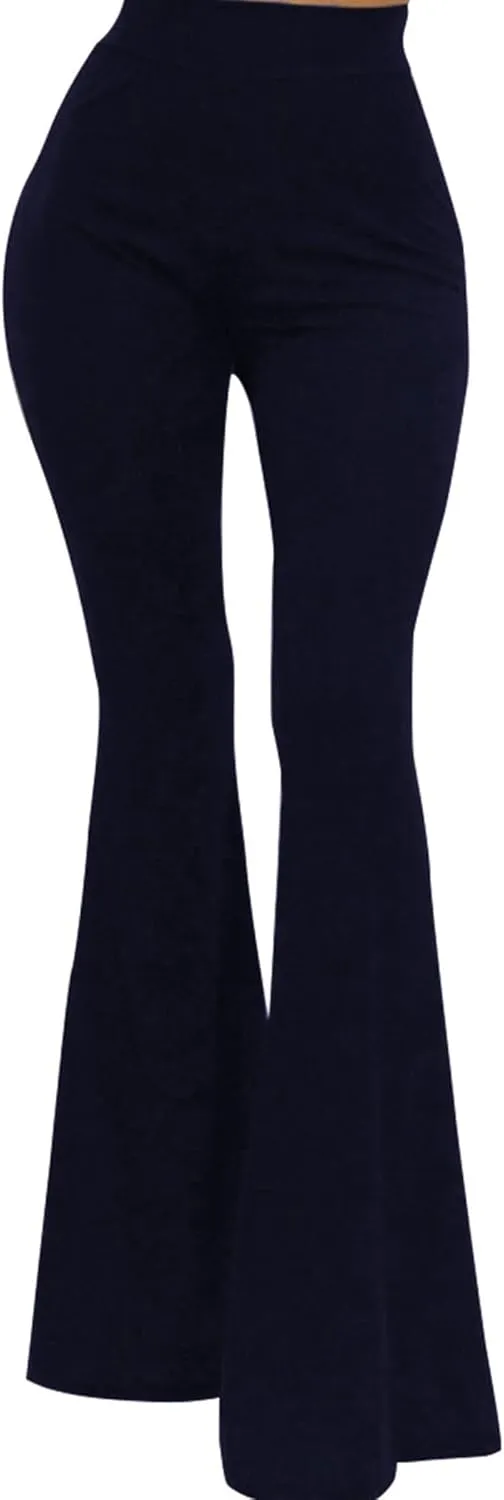 Flare Leggings for Women High Waist Wide Leg Pants Bell Bottom Jeans for Women