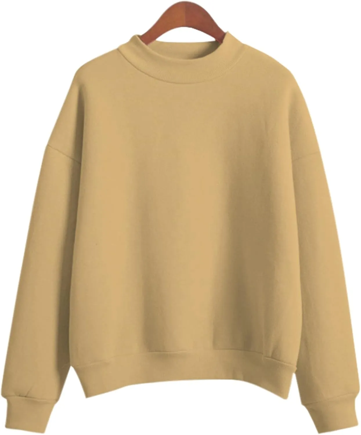 GIERIDUC Womens Oversized Sweatshirts Crewneck Long Sleeve Tops Fleece Pullover Fall Fashion Clothes Trendy Y2K Outfits