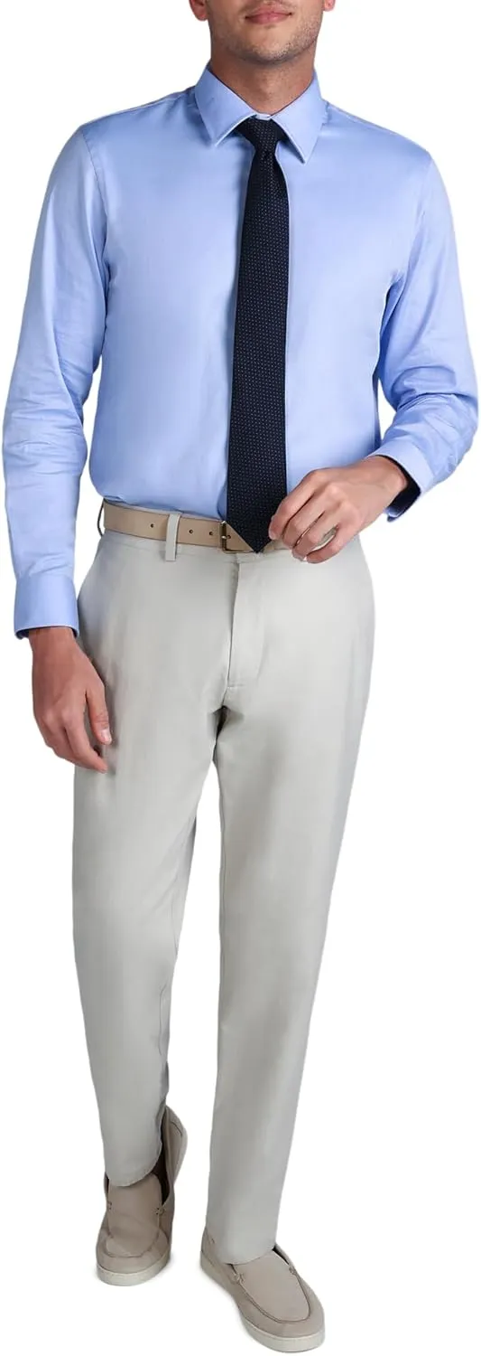 Haggar Men's Premium Comfort Classic Fit Wrinkle Resistant Dress Shirt