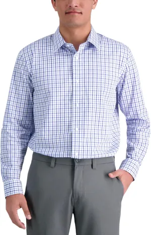 Haggar Men's Premium Comfort Classic Fit Wrinkle Resistant Dress Shirt