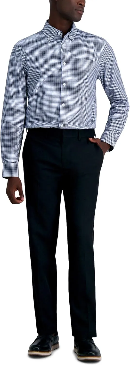 Haggar Men's Premium Comfort Classic Fit Wrinkle Resistant Dress Shirt
