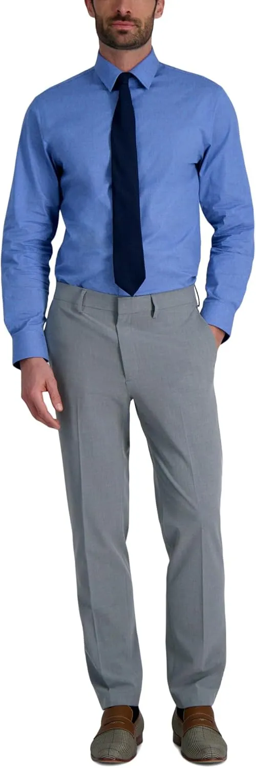 Haggar Men's Premium Comfort Classic Fit Wrinkle Resistant Dress Shirt