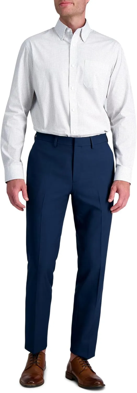 Haggar Men's Premium Comfort Classic Fit Wrinkle Resistant Dress Shirt