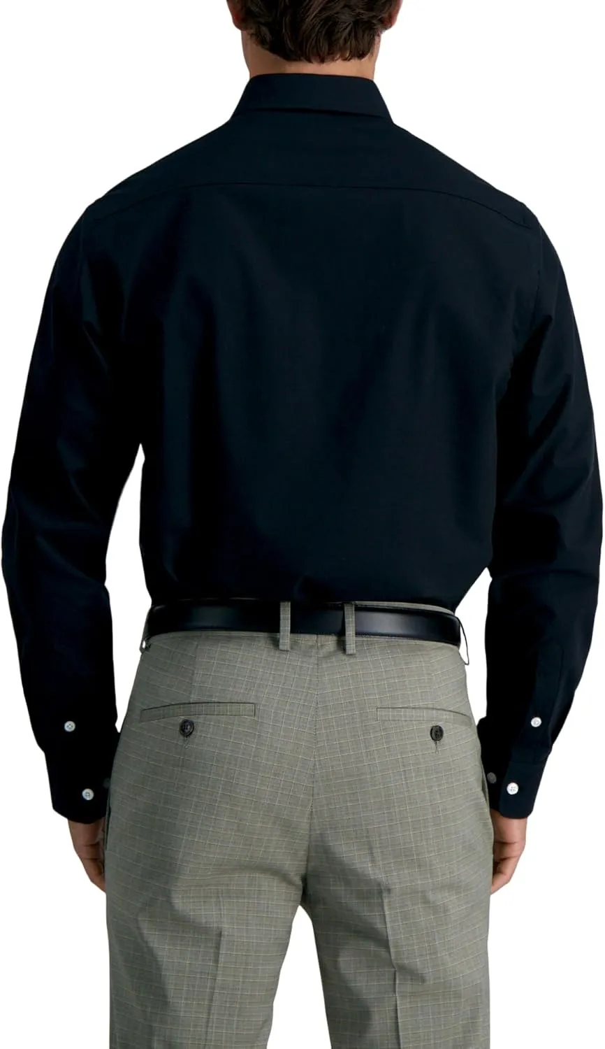 Haggar Men's Premium Comfort Classic Fit Wrinkle Resistant Dress Shirt