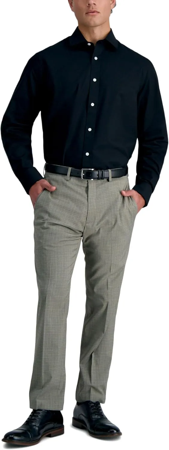 Haggar Men's Premium Comfort Classic Fit Wrinkle Resistant Dress Shirt