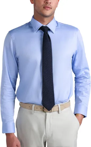 Haggar Men's Premium Comfort Classic Fit Wrinkle Resistant Dress Shirt