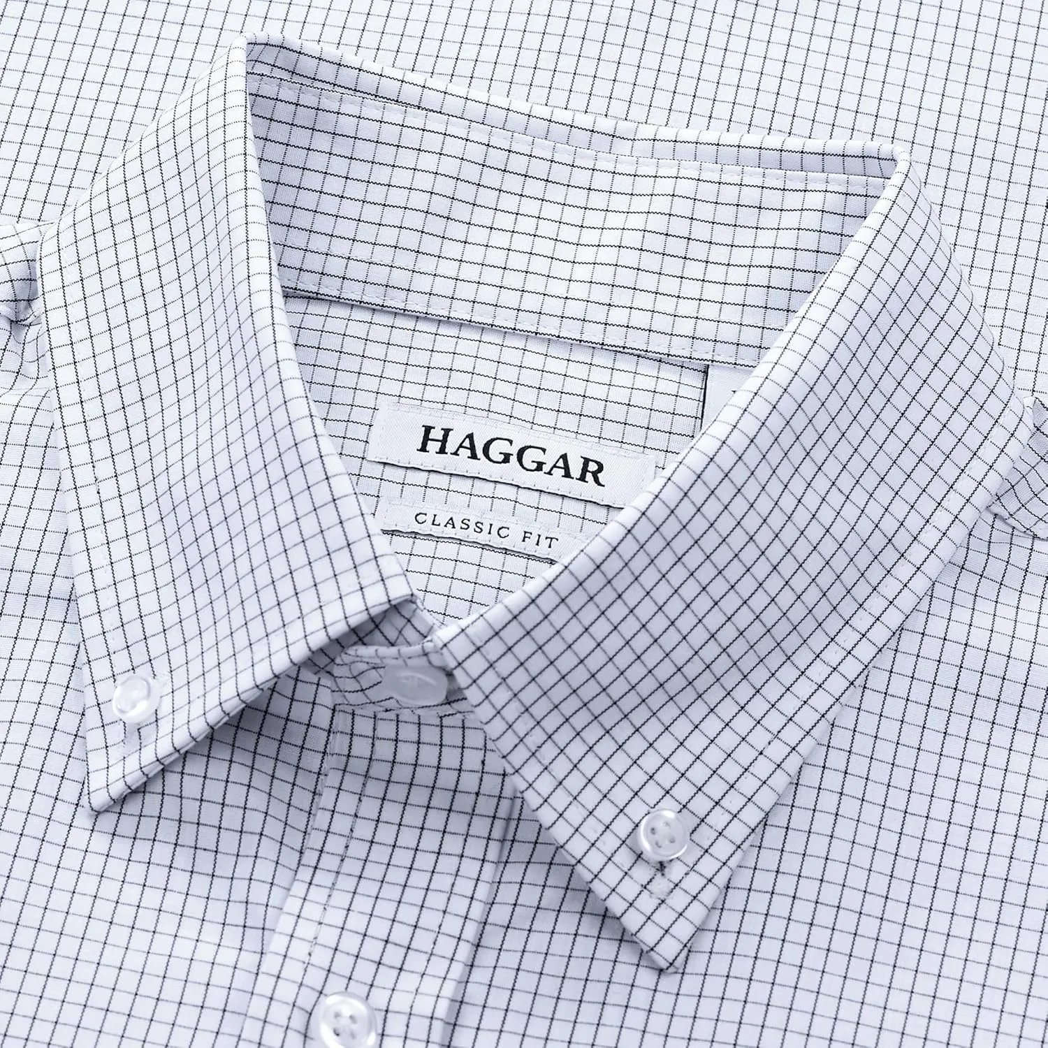 Haggar Men's Premium Comfort Classic Fit Wrinkle Resistant Dress Shirt