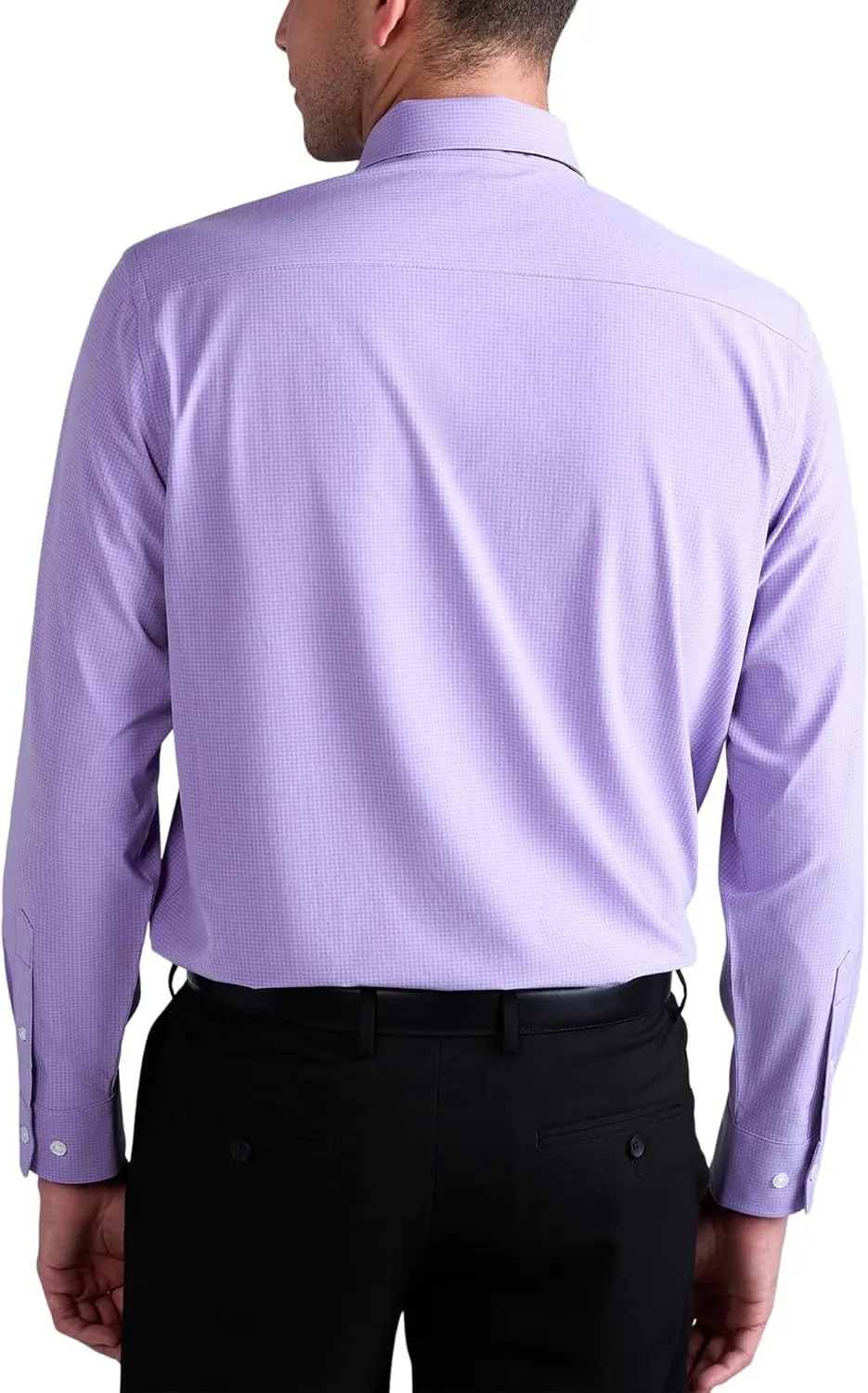 Haggar Men's Smart Wash Classic Fit Comfort Stretch Dress Shirt-Big Or Tall Sizes