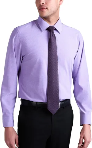 Haggar Men's Smart Wash Classic Fit Comfort Stretch Dress Shirt-Big Or Tall Sizes