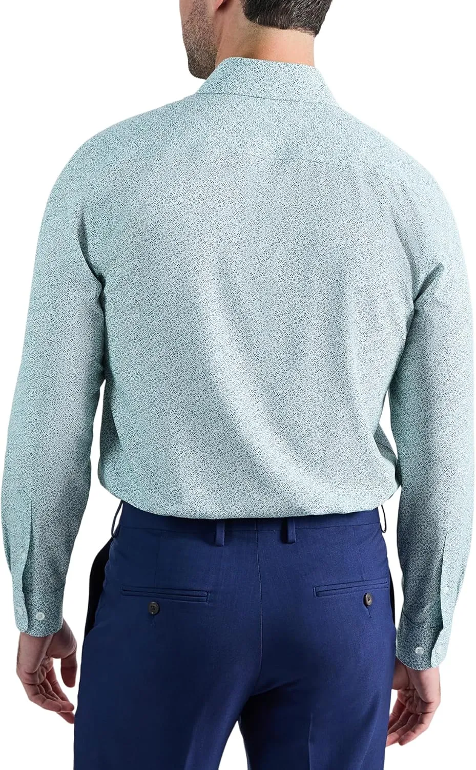 Haggar Men's Smart Wash Slim Fit Dress Shirt