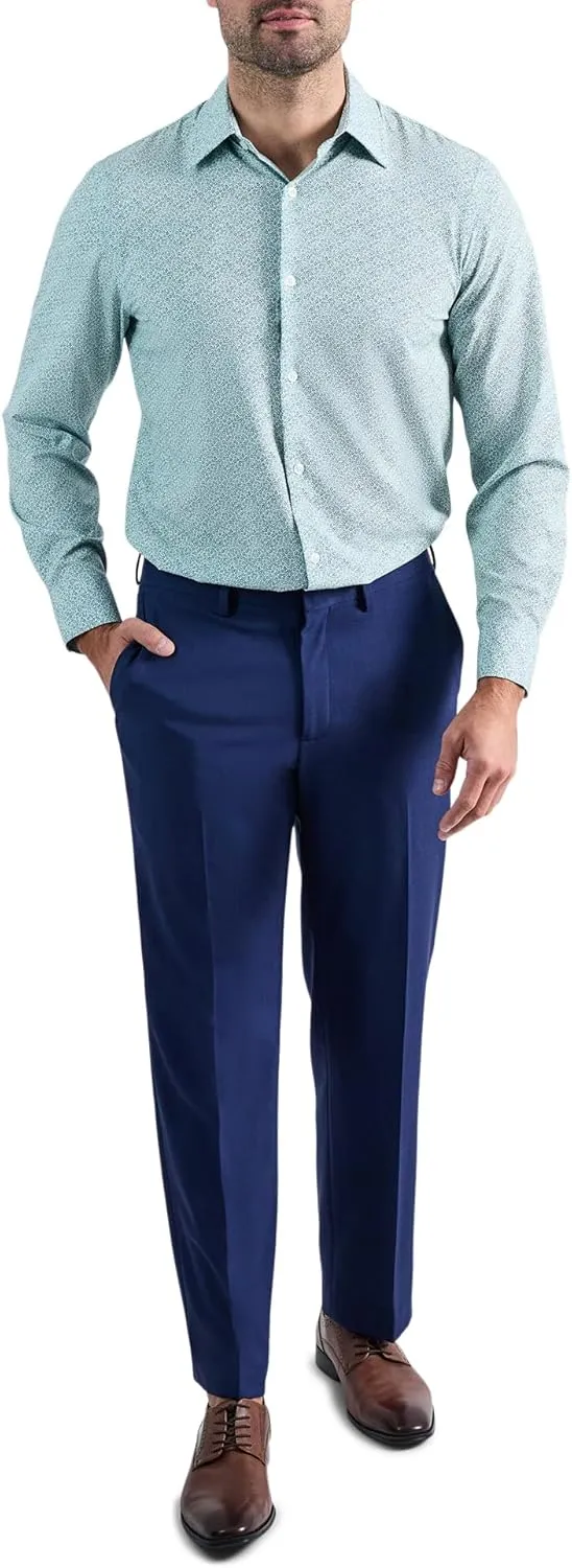 Haggar Men's Smart Wash Slim Fit Dress Shirt