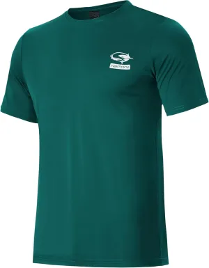 Haimont Men's UPF 50  Sun Protection Fishing Shirts Short Sleeve Quick Dry Swim T-Shirt UV Workout Athletic Tee Shirt