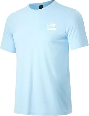 Haimont Men's UPF 50  Sun Protection Fishing Shirts Short Sleeve Quick Dry Swim T-Shirt UV Workout Athletic Tee Shirt