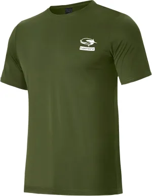 Haimont Men's UPF 50  Sun Protection Fishing Shirts Short Sleeve Quick Dry Swim T-Shirt UV Workout Athletic Tee Shirt