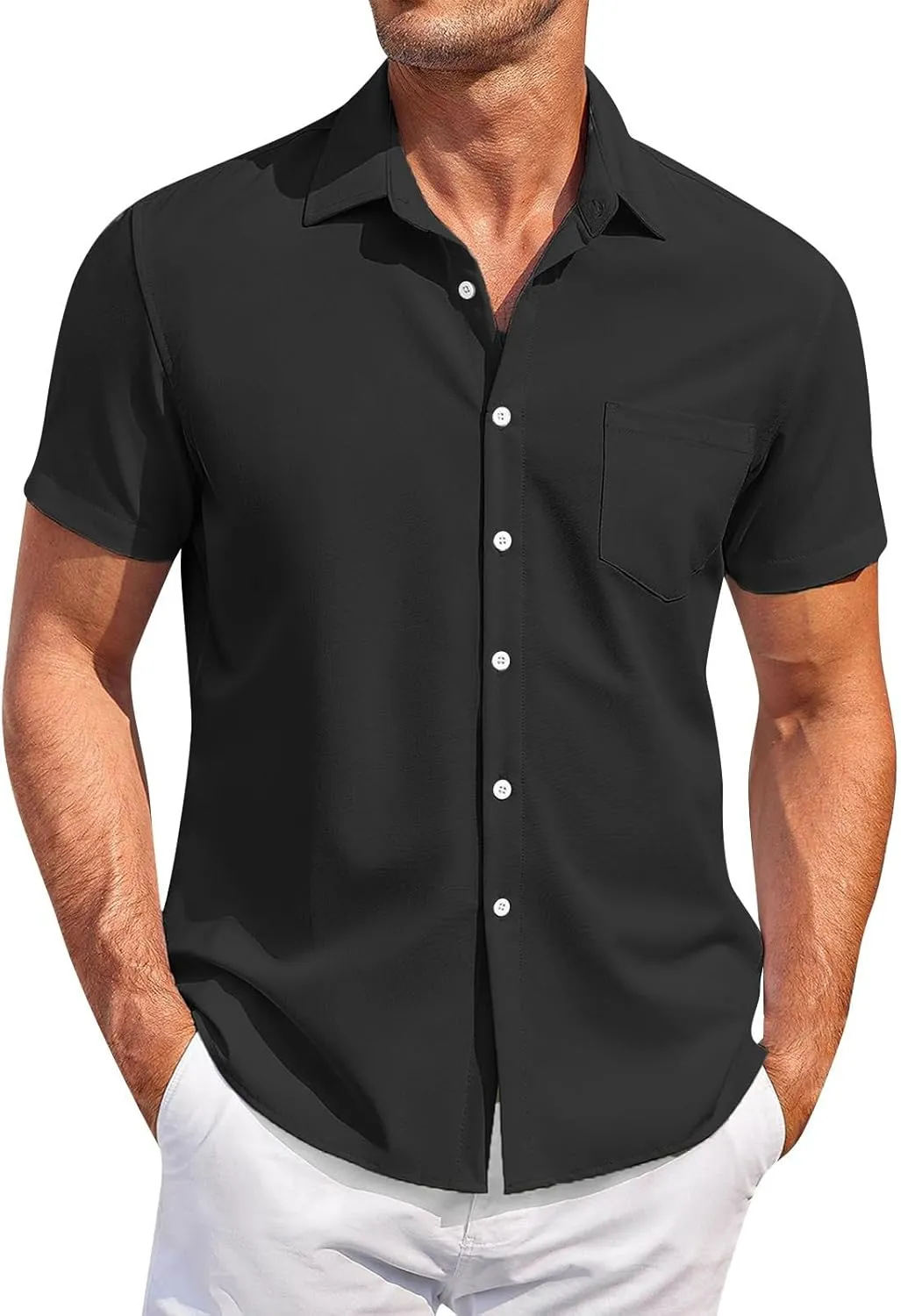 Hawaiian Shirt for Men Short Sleeve Button Down Shirt Men Casual Summer Tropical Beach Aloha Shirt Hawaii Party