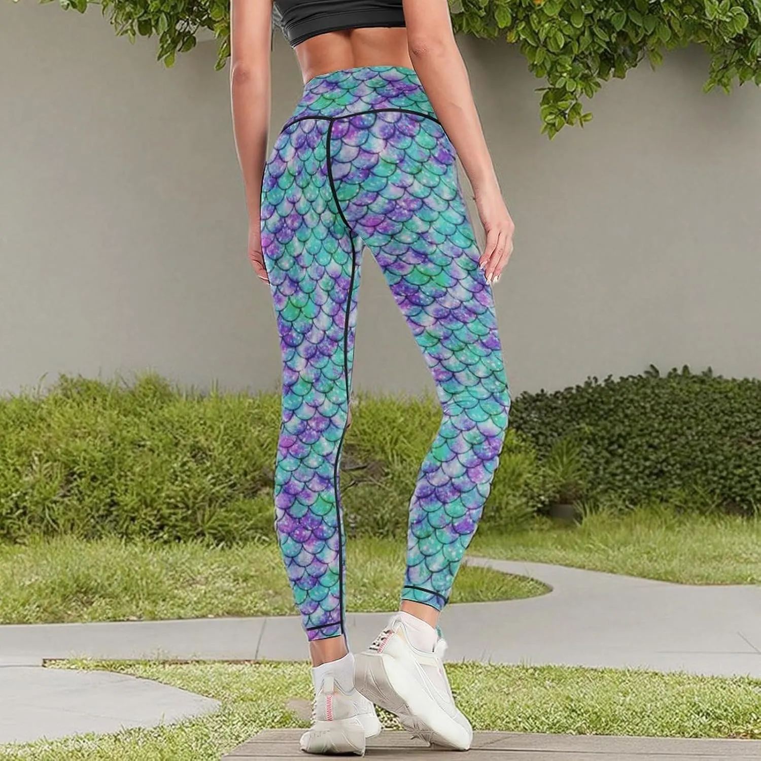 High Waisted Yoga Pants for Women 4-Way Stretch Soft Running Workout Leggings Athletic Yoga Pants
