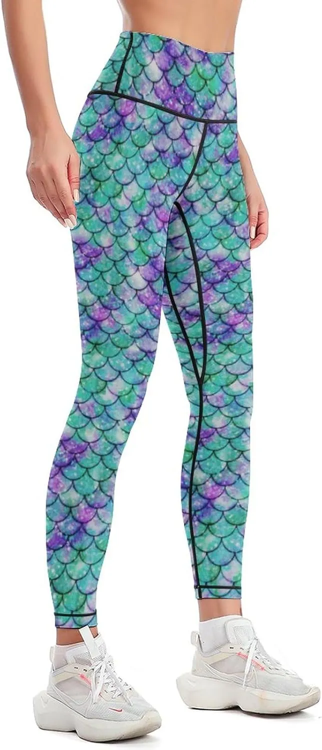 High Waisted Yoga Pants for Women 4-Way Stretch Soft Running Workout Leggings Athletic Yoga Pants